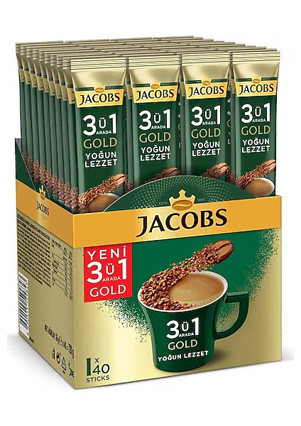 3in1 Yoğun Lezzet 18 gr 40'lı Paket 6 Adet fiyatları
