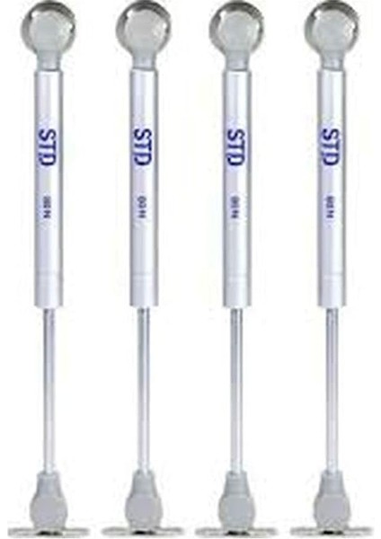 Amortisörü 4 Adet Gazlı Piston Kapak Hidroliği 100N - Mobilya Bağlantı Elemanları - Gri