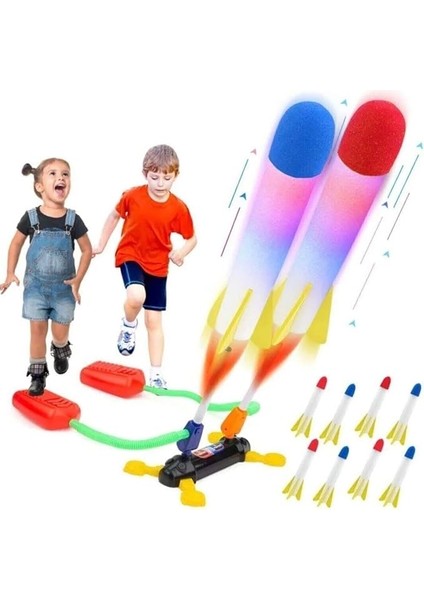 Oyuncak Uçan Roket Air Rocket Duello 2 Li Set