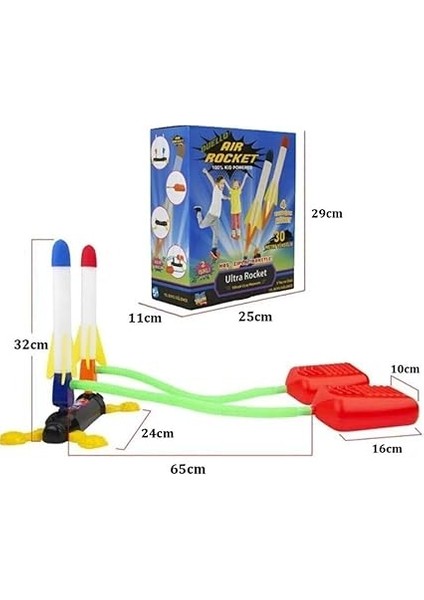 Oyuncak Uçan Roket Air Rocket Duello 2 Li Set fiyatları