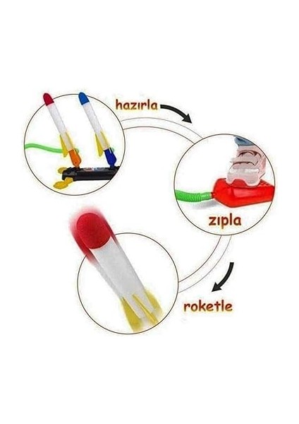 Oyuncak Uçan Roket Air Rocket Duello 2 Li Set indirimleri