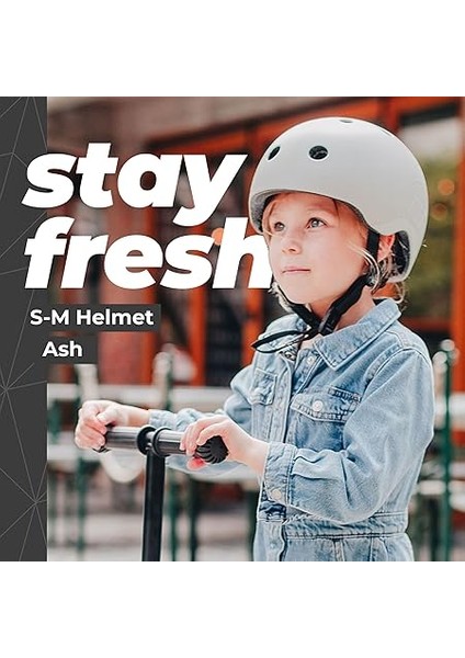 And Ride Ayarlanabilir Askılı Bebek Kaskı, Mat Kaplama, S ve M Bedenler, LED Güvenlik Işığı ve Ek Koruma Için Yumuşak Polar Dolgu Dahil modelleri