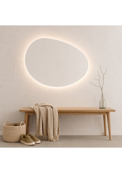 Nova LED Ayna – Yumuşak Asimetrik Formlu Modern Ayna fiyatları