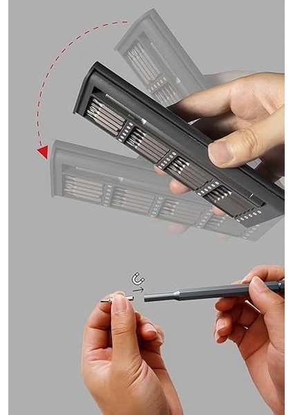 Mini Tornavida Seti Özel Kutulu 25 Parça Profesyonel Masa Telefon Gözlük Saat Tamir Seti Yıdız Torx modelleri