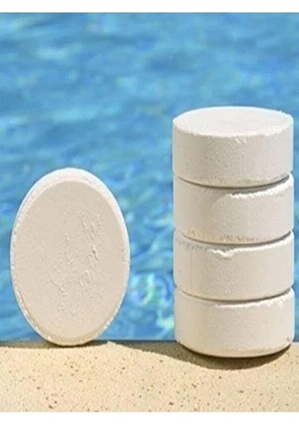 Tablet Klor 200 gr 2 Adet Yosun Önleyici Havuz Temizleyici Havuz Tablet Kloru Su Dezenfektanı modelleri