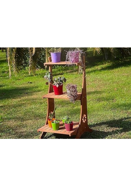 Ahşap Saksı Rafı fiyatları