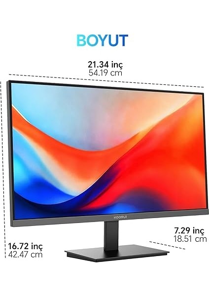E2412F 24 Inç Monitör Full Hd, 100 Hz, 5ms, Göz Konforu, Srgb%99 Farbumfangs, (1920 x 1080, Hdmı, Vga, Neigbar, Vesa 75X75) fiyatları