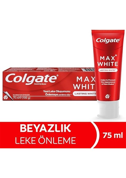 Max White Kalıcı Beyazlık Beyazlatıcı Diş Macunu 75 ml fiyatları