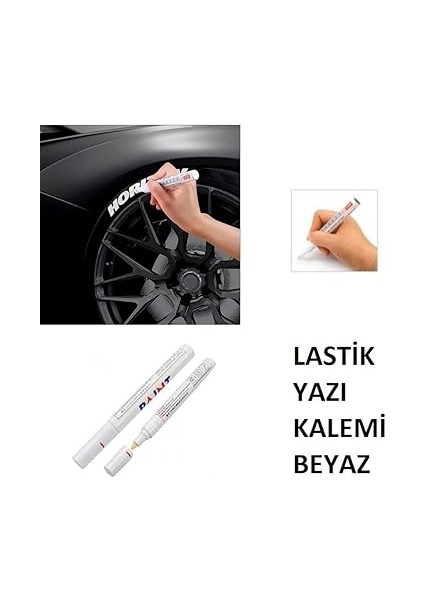 Lastik Yazma Kalemi Beyaz modelleri