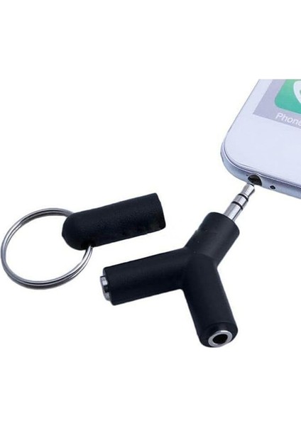 3.5mm Kulaklık Stereo Çoklayıcı Çoğaltıcı Switch Splitter Anahtarlık Adaptör fırsatları