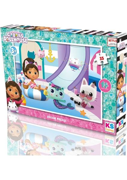 Gabby's Dollhouse 35 Parça Puzzle