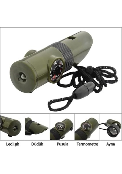 Nurgaz Campout Çok Fonksiyonlu Düdük Ng C106-D fiyatları