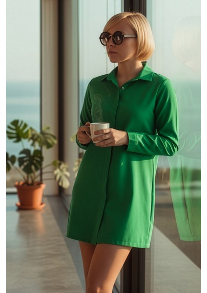 Yeşil Tunik Gömlek