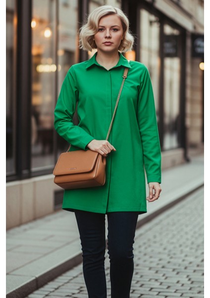 Yeşil Tunik Gömlek modelleri