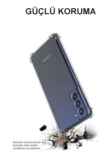 Galaxy A56 Kapak Kamera Korumalı Airbag Antishock Köşe Korumalı Şeffaf Silikon Kılıf modelleri