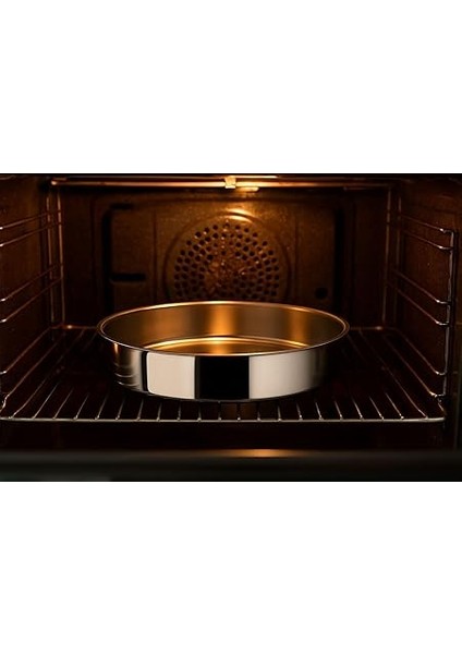 Çelik Yuvarlak Fırın Tepsisi, Baklava Börek Kebap Pişirme Kabı,paslanmaz Çelik Fırın Tepsisi Baklava Börek Kebab Tepsisi Yuvarlak Fırın Tepsi (38 Cm) fiyatları