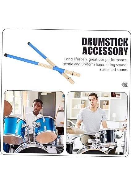 1çift Ahşap Davul Çubukları Profesyonel Davul Hammers Dayanıklı Perküsyon Aksesuarı Mükemmel ve Güç ile Değiştirilebilir indirimleri