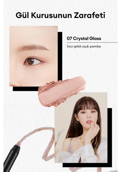 Uzun Süre Kalıcı, Bulaşma Yapmayan Jel Göz Kalemi APIEU Born To Be Madproof Eye Pencil Well Done 07