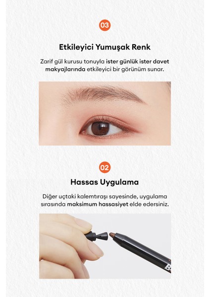 Uzun Süre Kalıcı, Bulaşma Yapmayan Jel Göz Kalemi APIEU Born To Be Madproof Eye Pencil Well Done 07