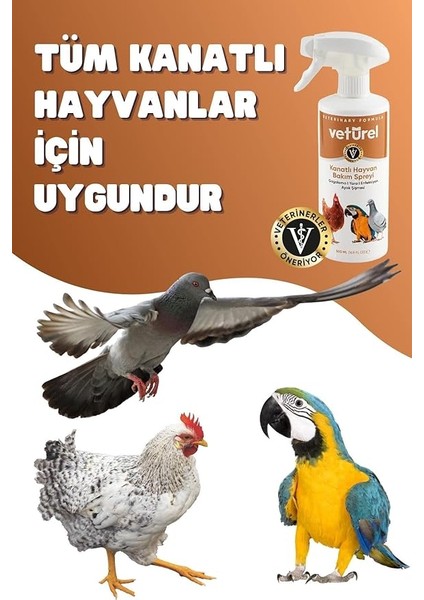 Kanatlı Hayvan Bakım Spreyi 500ML fiyatları