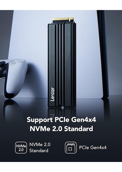 NM790 4tb Dahili SSD Soğutuculu, M.2 2280 Pcıe GEN4X4 Nvme Ssd, 7400 Mb/s'ye Kadar Okuma, 6500 Mb/s Yazma, Ps5, Oyuncular Için Solid State Drive (LNM790X004T-RN9NG) modelleri