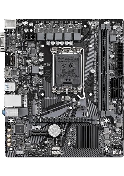 H610M H V3 Ddr4 Anakart - Intel Core 14. Cpu'ları Destekler, 4+1+1 Hibrit Fazlı Dijital Vrm, 3200 Mhz'e Kadar Ddr4, 1 x Pcıe 3.0 M.2, Gbe Lan, USB 3.2 Gen 1 fiyatları