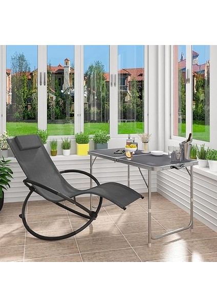 Portatif Kamp Masası, 3 Yükseklik Ayarlı, Katlanır Piknik Masası, Kolay Taşınabilir Alüminyum Masa - 120X60 - Hareli Ceviz fiyatları