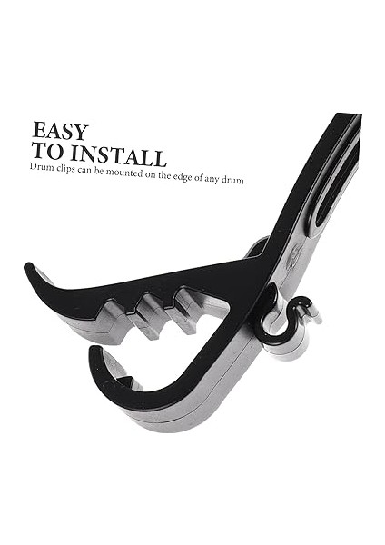 4ADET Geçirmez Davul Mikrofon Kelepçesi Taşınabilir ve Dayanıklı Mikrofon Standart Davul Setleri Için Uygun indirimleri