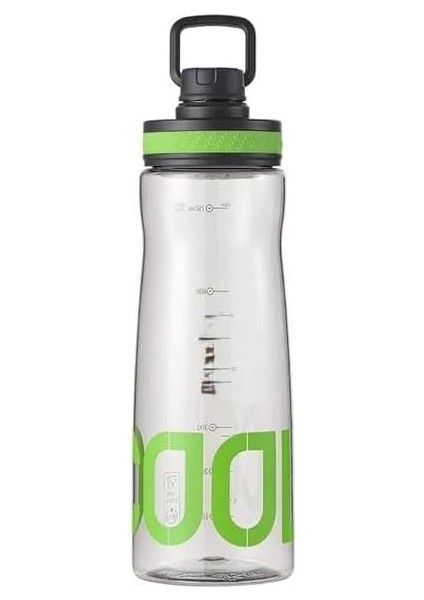 Home Sızdırmaz Çevirmeli Kapaklı Bpa Içermeyen Polikarbon Su Şişesi, Dayanıklı ve Hafif Mataralar, Spor ve Günlük Kullanım Için Ideal Suluk (Yeşil, 630 Ml)