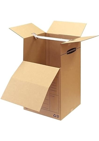 Box Smoothmove Gardırop Taşıma Kutuları, Kısa, 50 x 50 x 94 Cm, 3'lü Paket (7710902) modelleri