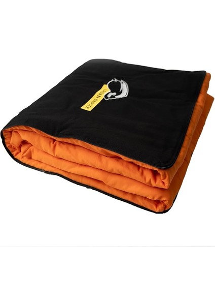 Badger Pratik Battaniye Olabilen Yastık Siyah Fermuarli Turuncu 2'si Bir Arada (50X50 cm - 145X200 Cm) fiyatları
