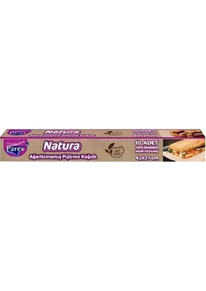 Natura Ağartılmamış Hazır Pişirme Kağıdı 10 Yaprak x 5 Paket fiyatları