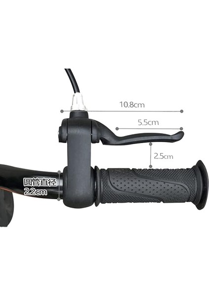 Bisiklet Siyah Fren Kolu Sağ Sol Takım Bmx Çocuk Bisikleti 2 Parmak modelleri