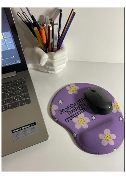 Shop Köpek Gibi Çalışıp Kraliçeler Gibi Yaşayan Bir Kadınım Baskılı Bilek Destekli Mouse Pad fiyatları