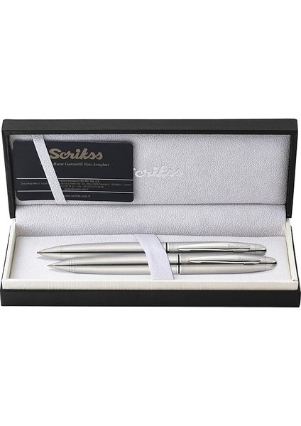 Knight 88 Tükenmez Kalemversatil Kalem Takım Krom