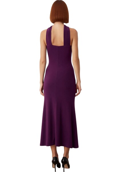 Kadın Straplez Skater Maxi Elbise Özel Davetler Için Şık ve Zarif Düz Örme Tasarım Ile Göz fırsatları