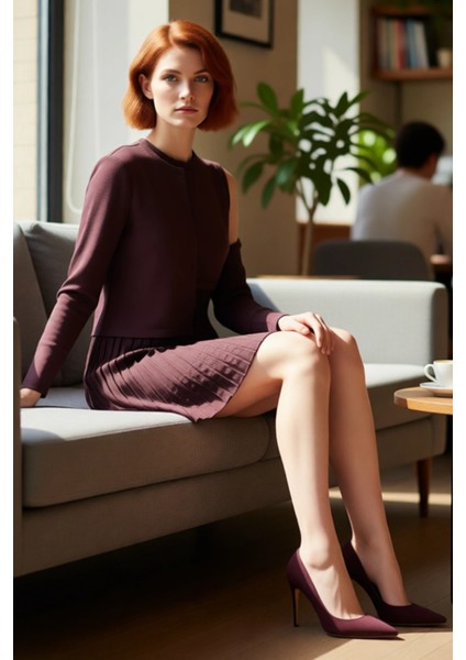 Kadın Skater Kalıp Bisiklet Yaka Triko Hırka ve Mini Elbise Takımı Günlük Kombinler Için Şık Seçim fiyatları