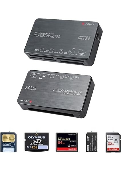 6 In1 Kart Okuyucu Sd/micro Sd/cf/xd/ms Pro/m2 Micro Sd Okuyucu ZR101 (Compact Flash Kart Okur) modelleri