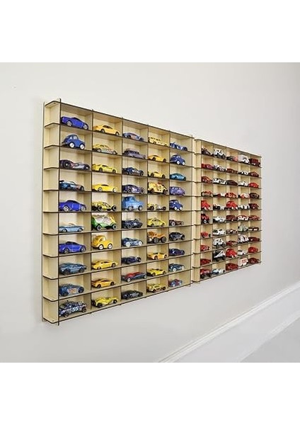 Ölçek Oyuncak Hobi Koleksiyon 100 Araçlık Set Model Oyuncak Araba Rafı-Akçaağaç fiyatları