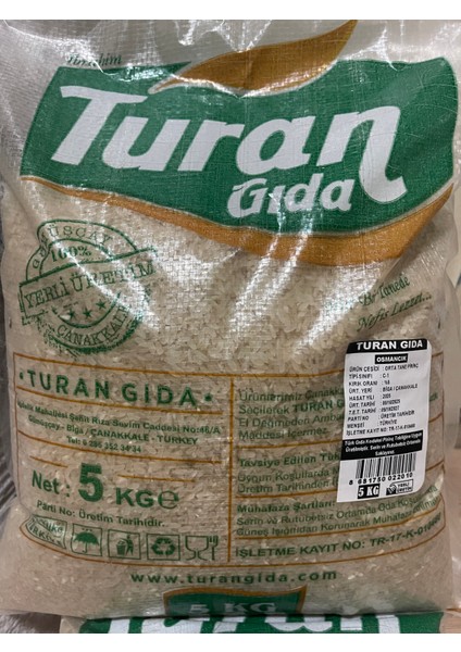 Osmancık 5 kg Yeni Mahsül Çanakkale Biga