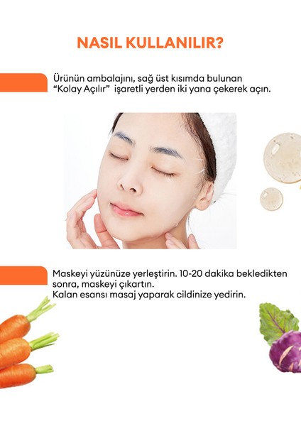Sebum Dengeleyici Vegan Maske Talks Vegan Squeeze Sheet Mask (Sos Relaxer)