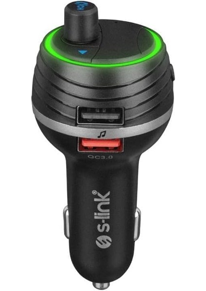 SL-BT403 Rainbow Bluetooth V5.0 LED Ekran Tf Kart 64G(MAX) Çift USB QC3.0+5V/2.4A Hızlı Şarjlı Fm Transmitter fiyatları