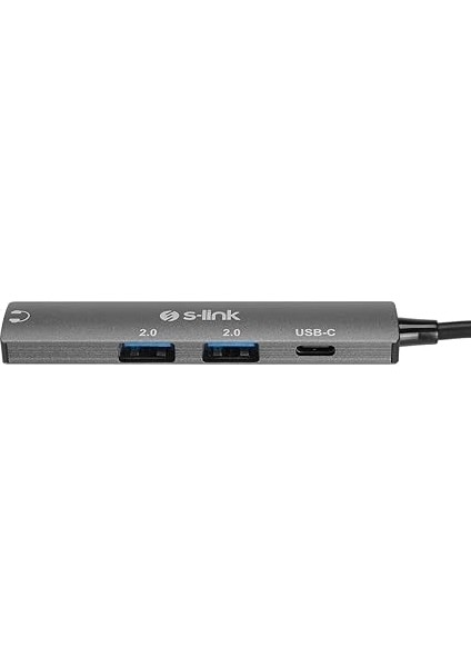 SWV-USBC024 4 In 1 Gri Metal Typec To 2*usb2.0 Usb-C, 3.5mm Aux Port Type C Adaptör fiyatları