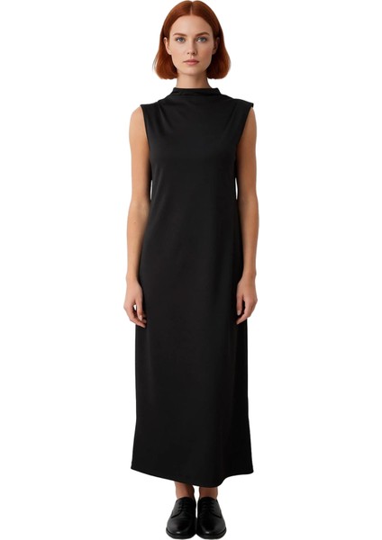 Kadınlar Için Düz Dalgıç Kolsuz Maxi Shift Elbise Modern ve Rahat Şıklık Sunarak Konfor Verir modelleri