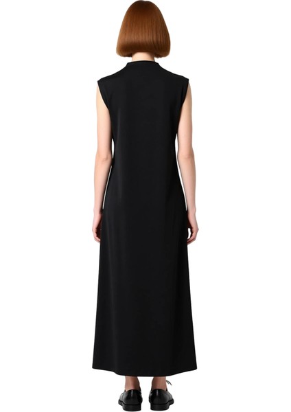 Kadınlar Için Düz Dalgıç Kolsuz Maxi Shift Elbise Modern ve Rahat Şıklık Sunarak Konfor Verir fırsatları