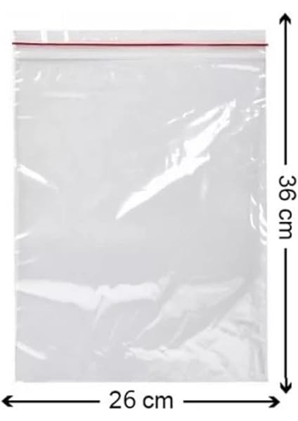 Ticaret Kilitli Torba 26X36 cm 50'li Kilitli Buzdolabı Poşeti Şeffaf Naylon Torba Kilitli Saklama Poşeti fiyatları