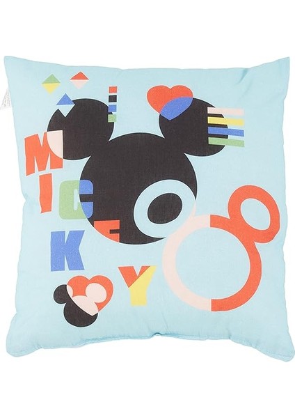 Disney Mickey Funny Lisanslı Karakter BASKILI%100 Pamuk Kırlent, Çok Renkli, 40X40 cm fiyatları