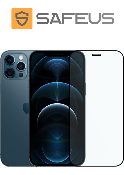 iPhone 12 Pro Max Tam Kaplayan Parmak İzi Bırakmayan Safir Ekran Koruyucu Cam