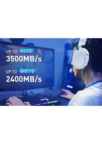 NM620 512GB Ssd, M.2 2280 Pcıe GEN3X4 Nvme 1.4 Dahili Ssd, 3500MB/S'YE Kadar Okuma, 2400MB/S Yazma, 3D Nand Flash Dahili Solid State Drive Oyuncular (LNM620X512G-RNNNG) fiyatları