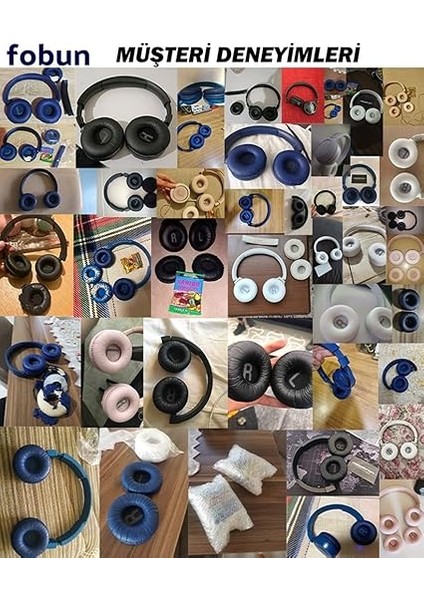 Jbl Kulaklik Pedi Jbl 450BT 460 500BT 510BT Tune 600 T250 Jr 300 Jbl ile Uyumlu Kulaklık Süngeri Jbl Kulaklik Yastıgı (Siyah Sünger) modelleri